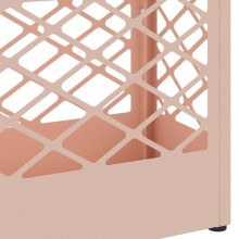Метална поставка за чадъри GRID, розова, 28 x 12 x 41 см