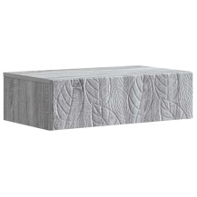 Нощно шкафче FLORA с монтаж на стена и чекмедже, сив дъб сонома, 59 x 34,5 x 17 см
