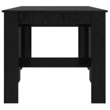 Разтегателна трапезна маса в стил Modern Minimalist, ЛПДЧ черен дъб, 60-180 x 85 см