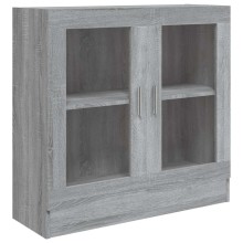 Шкаф витрина AVORA, сив дъб сонома, 82,5 x 30,5 x 80 см