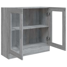 Шкаф витрина AVORA, сив дъб сонома, 82,5 x 30,5 x 80 см