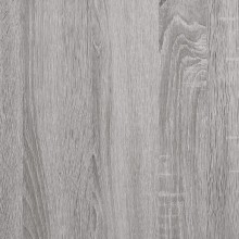 Шкаф за съхранение с врати, сив дъб сонома, 100 x 35 x 80 см