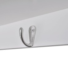 Стенен кухненски шкаф от МДФ, бял, 90,5 x 22,5 x 70,3 см