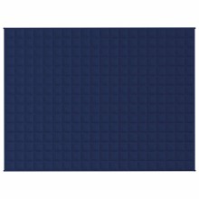 Тежко одеяло синьо 150x200 см 11 кг