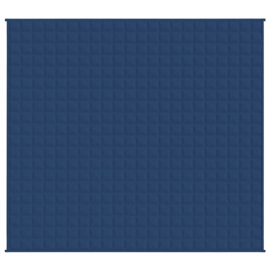 Тежко одеяло синьо 220x230 см 15 кг