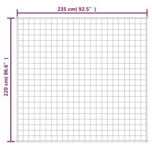Тежко одеяло сиво 220x235 см 11 кг