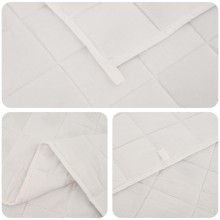 Тежко одеяло бяло 200x220 см 13 кг