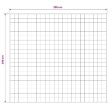 Тежко одеяло бяло 200x220 см 13 кг