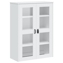 Висок шкаф VIKEN, бял, 80 x 35 x 110 см