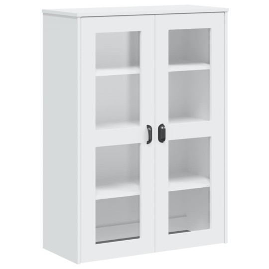 Висок шкаф VIKEN, бял, 80 x 35 x 110 см