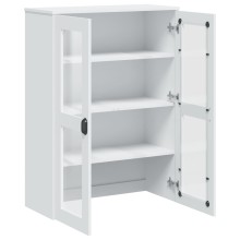 Висок шкаф VIKEN, бял, 80 x 35 x 110 см