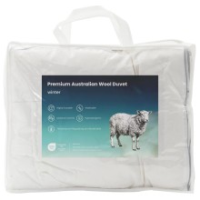 Зимен комплект Wool Blend Arctic със завивка и възглавница с австралийска вълна и микрофибър, 450 г/м², 2 части