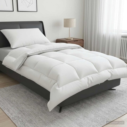 Зимен комплект Wool Blend Arctic със завивка и възглавница с австралийска вълна и микрофибър, 450 г/м², 2 части