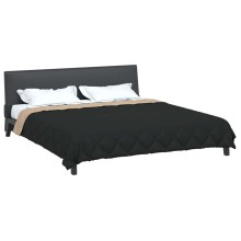 Зимна двулицева олекотена завивка Color Comfort с полиестерен пълнеж, 300 г/м², в черно и таупе