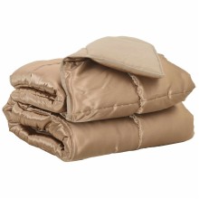 Зимна олекотена завивка Silky Comfort с полиестерен пълнеж, 300 г/м², златиста