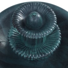 Баня за птици фонтан на стойка, патина, ⌀ 50 см