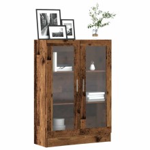 Библиотека AVORA, състарено дърво, 82,5 x 30,5 x 115 см