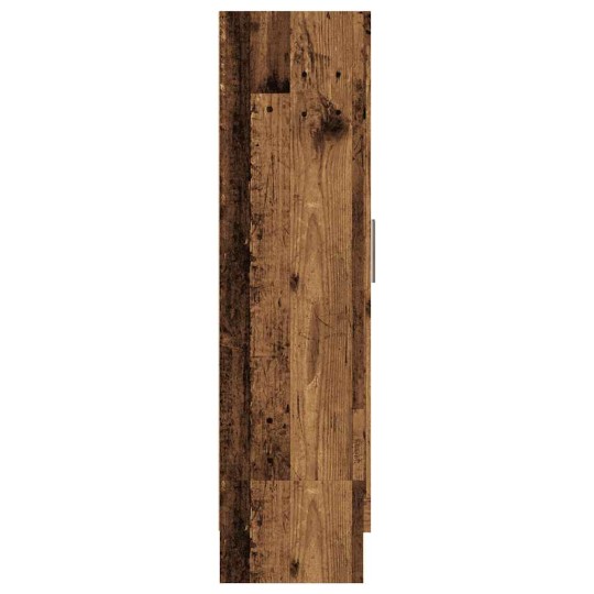 Библиотека AVORA, състарено дърво, 82,5 x 30,5 x 115 см