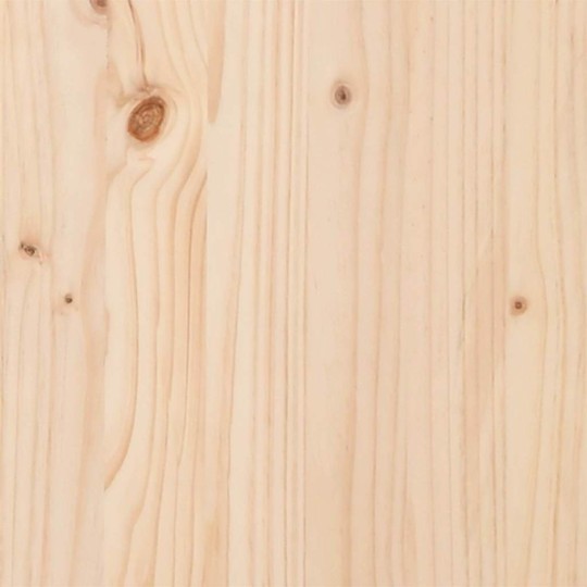 Двойно легло TANDEM от боров масив с 2 нощни шкафчета, натурално