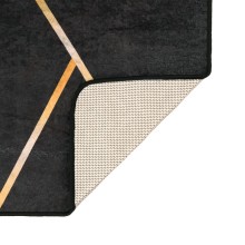 Килим MARSA Геометрична абстракция Black & Gold