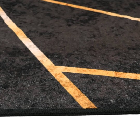Килим MARSA Геометрична абстракция Black & Gold
