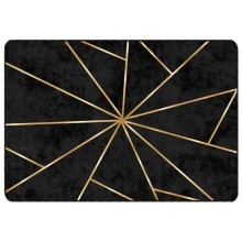 Килим MARSA Геометрична абстракция Black & Gold