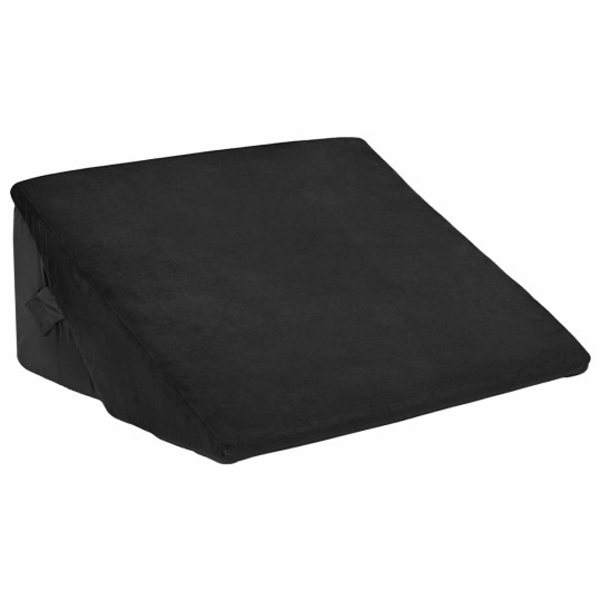 Клиновидна мемори възглавница за легло Bed Position Memory, 55 x 55 x 26 см, черна