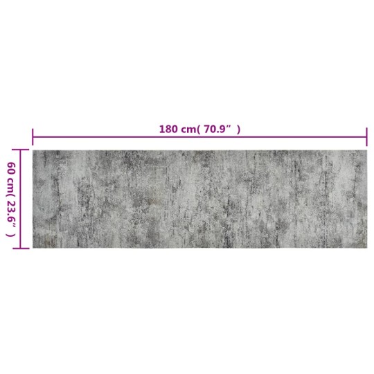 Кухненско килимче Concrete Print, 60x180 см, кадифе