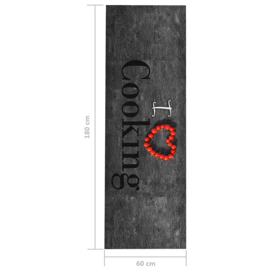 Кухненско килимче надпис Cooking, 60x180 см