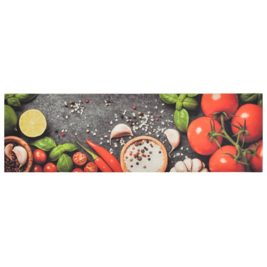 Кухненско килимче Vegetables & Herbs, 45x150 см, кадифе