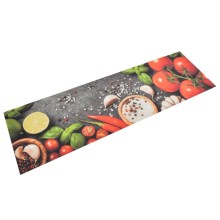 Кухненско килимче Vegetables & Herbs, 45x150 см, кадифе