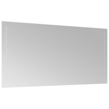 LED стенно огледало за баня с USB захранване и периферно точково осветление, 50x100 см
