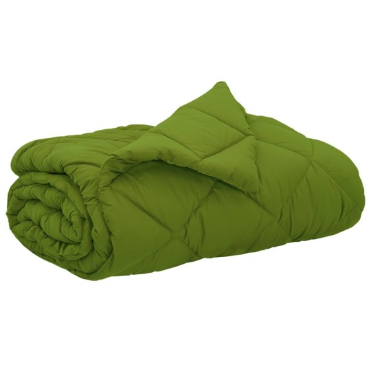 Лятна олекотена завивка Color Warm с полиестерен пълнеж, 200 г/м², зелена