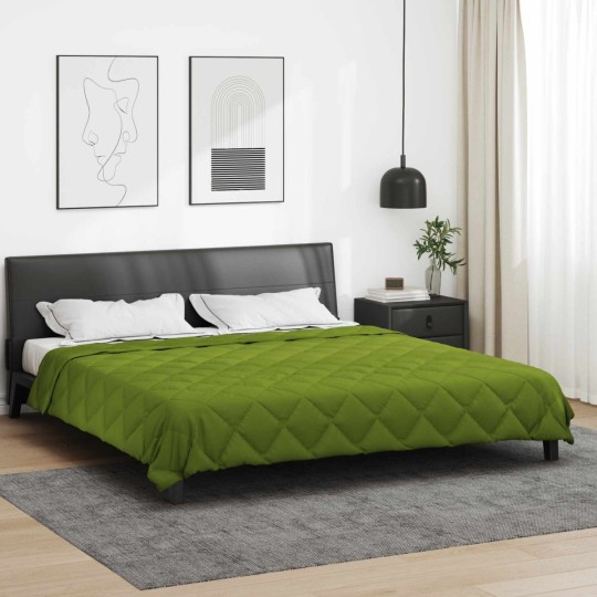 Лятна олекотена завивка Color Warm с полиестерен пълнеж, 200 г/м², зелена