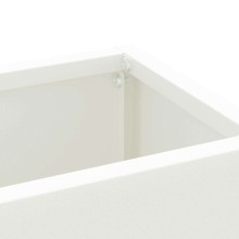 Метална поставка за чадъри PLAIN, бяла, 28 x 12 x 41 см