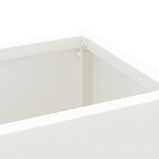 Метална поставка за чадъри PLAIN, бяла, 28 x 12 x 41 см
