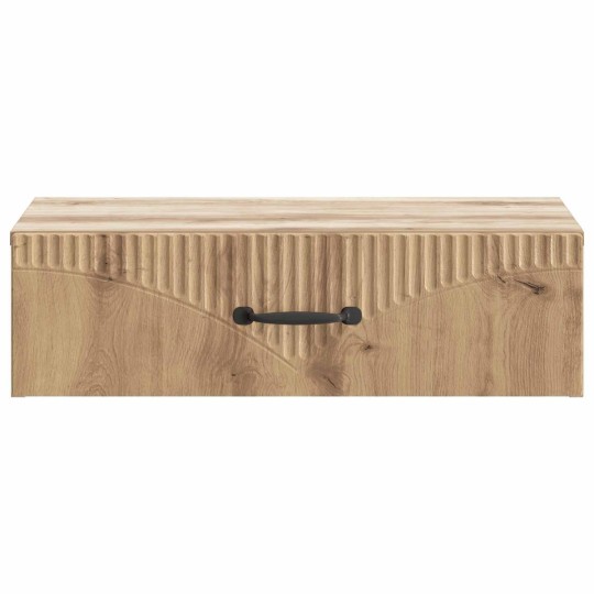 Нощно шкафче ONDA с монтаж на стена и чекмедже, дъб артизан, 59 x 34,5 x 17 см