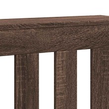 Разтегателна декоративна решетка за радиатор ALVERO, кафяв дъб, 156-205x21,5x83,5 см