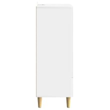 Шкаф LINEA с 2 врати и долно чекмедже, бял, 66 x 34,5 x 95 см