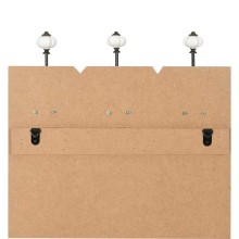 Стенна закачалка FUN с 6 куки HOME IS, 120 x 40 см