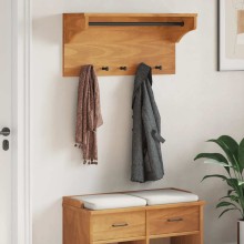 Стенна закачалка за палта SANDNES 87 x 30 x 42 см, масивна дървесина, бор