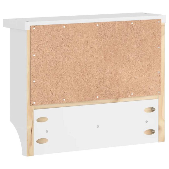 Стенна закачалка за палта SANDNES Бяла 45 x 12 x 35 см