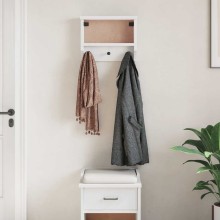 Стенна закачалка за палта SANDNES Бяла 45 x 12 x 35 см