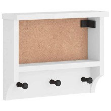 Стенна закачалка за палта SANDNES Бяла 45 x 12 x 35 см