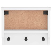 Стенна закачалка за палта SANDNES Бяла 45 x 12 x 35 см