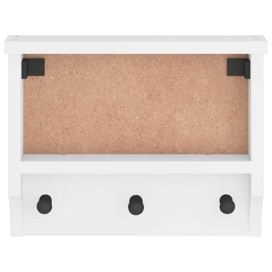 Стенна закачалка за палта SANDNES Бяла 45 x 12 x 35 см