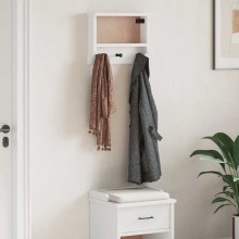 Стенна закачалка за палта SANDNES Бяла 45 x 12 x 35 см