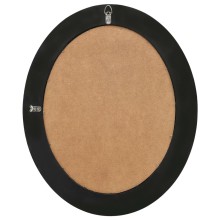 Стенно огледало с черна барокова рамка от масивно дърво 50 x 60 см