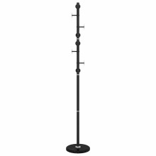 Стояща закачалка LINE, черна, 176 см