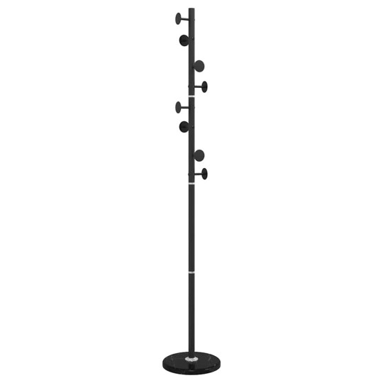 Стояща закачалка LINE, черна, 176 см